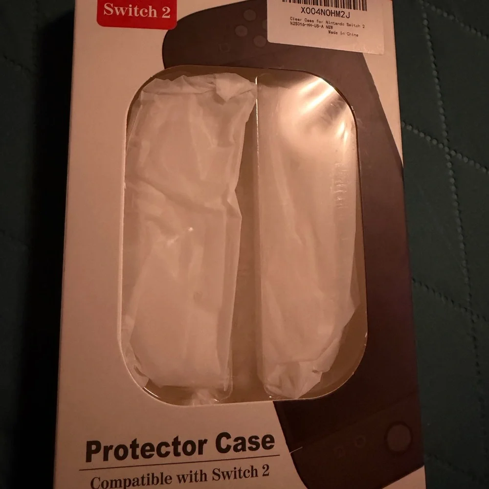 💜Nintendo Switch2 Clear Protector Hard Skin Case Diamond Shells with Cover Grips